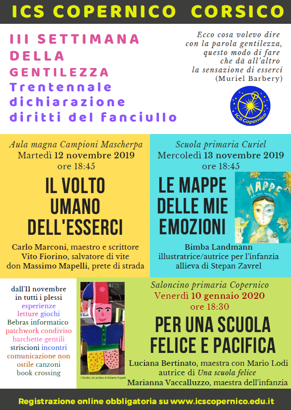 Locandina Settimana della gentilezza 2019