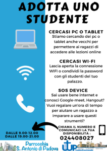 Locandina Adotta uno studente