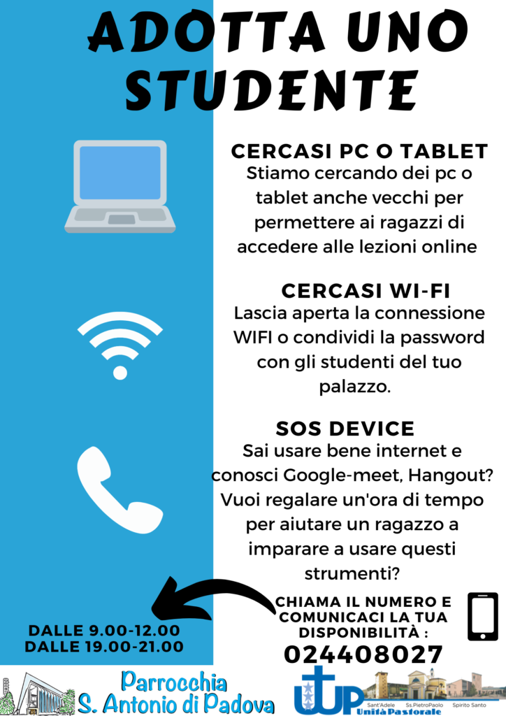 Locandina Adotta uno studente