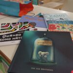 Alcuni dei libri ricevuti in dono